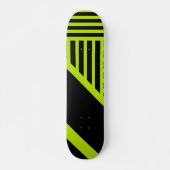 Skateboard Bandes triangulaires - Vert citron (Devant)