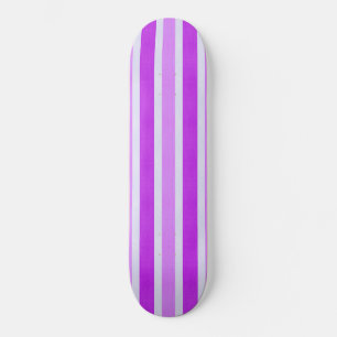 Skateboard Bandes violettes et blanches