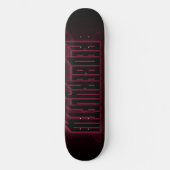 Skateboard Bannière RedBerylFTW (Recto)