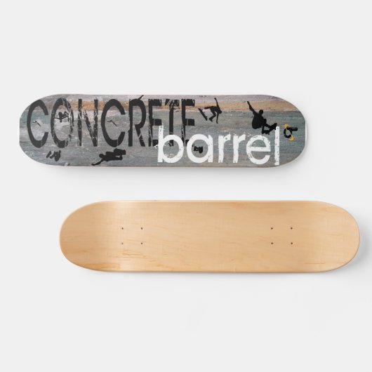 Skateboard Baril concret X (Horz)