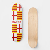 Skateboard Barna - Drapeau de Barcelone (Recto)