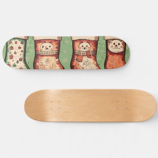 Skateboard Bas de Noël (Horz)