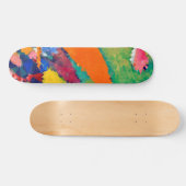 Skateboard Bas poly rouge et le bleu fait de la planche à (Horz)