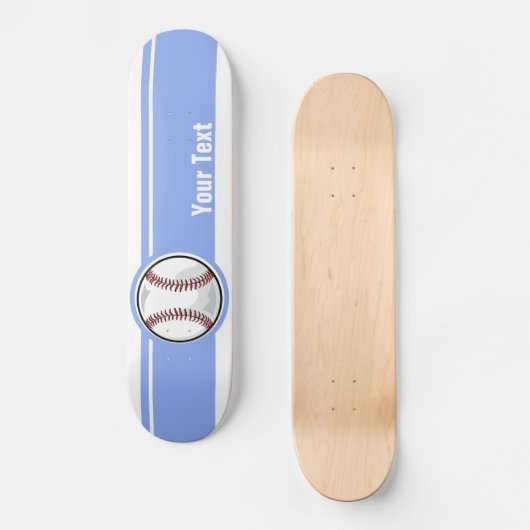 Skateboard Base-ball ; Bleu (Recto)