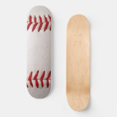 Skateboard Baseball et Softball Couture Rouge (Recto)