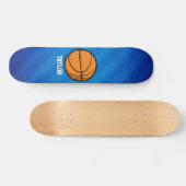 Skateboard Basket-ball; Royal Blue Stripes (Horz)