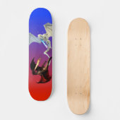 Skateboard Bataille de dragon de feu et de glace Bête de vol (Recto)