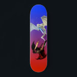 Skateboard Bataille de dragon de feu et de glace Bête de vol<br><div class="desc">Cette conception peut être personnalisée en choisissant l'option personnaliser pour ajouter du texte ou apporter d'autres modifications. Si ce produit a la possibilité de transférer la conception à un autre article, s'il vous plaît assurez-vous d'ajuster la conception pour s'adapter si nécessaire. Contactez-moi à colorflowcreations@gmail.com si vous souhaitez avoir cette conception...</div>