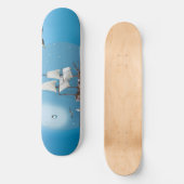 Skateboard Bateau dans une ampoule (Recto)