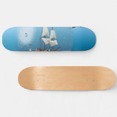 Skateboard Bateau dans une ampoule (Horz)