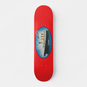 Skateboard Bateau de la ligne des étoiles blanches du Titani