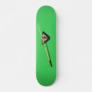 Skateboard Bâton et balles de la table de billard