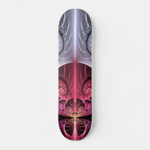 Skateboard Battement de cœur, art fractal de fantasy surréali