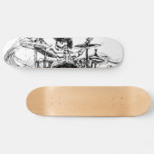 Skateboard Batteur squelettique (Horz)