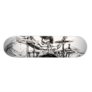 Skateboard Batteur squelettique