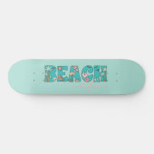 Skateboard Beach Life Design tropical (Horz)