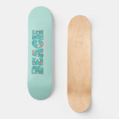 Skateboard Beach Life Design tropical (Recto)
