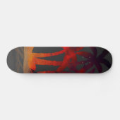 Skateboard Beach Palm Trees (Horz)