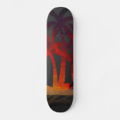 Skateboard Beach Palm Trees (Recto)
