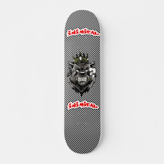 Skateboard Bear King Deck (Devant)