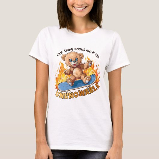 Skateboard Bear of Mystery T-shirt (Voorkant)