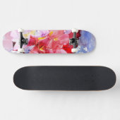 Skateboard Beau bouquet des fleurs (Horz)