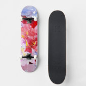 Skateboard Beau bouquet des fleurs (Recto)