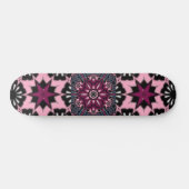 Skateboard Beau design unique de fleur Mandala (Horz)