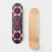 Skateboard Beau design unique de fleur Mandala (Recto)