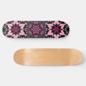 Skateboard Beau design unique de fleur Mandala (Horz)