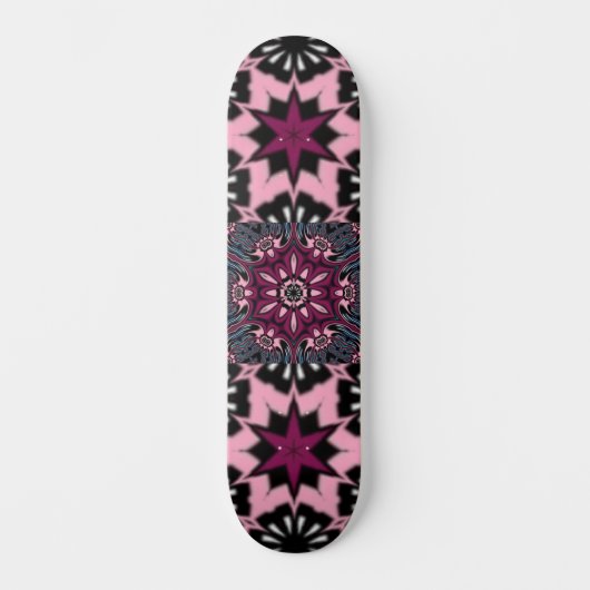 Skateboard Beau design unique de fleur Mandala (Recto)