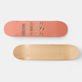 Skateboard BEAU JUSQU'À PROUVÉ NAUGHTY drôle cadeau de noël (Horz)