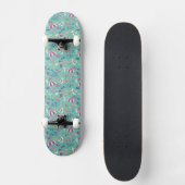 Skateboard Beau motif avec des éléments d'été (Recto)