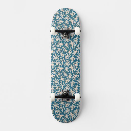 Skateboard Beau motif de corail (Recto)