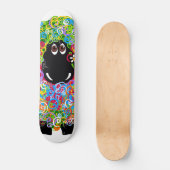 Skateboard Beau Mouton Arc En Ciel De La Famille (Recto)