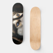 Skateboard Beau Oreiller Husky Lrow (Recto)