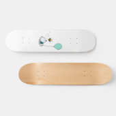 Skateboard Beau ours de panda dormant avec abeille (Horz)