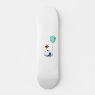 Skateboard Beau ours de panda dormant avec abeille