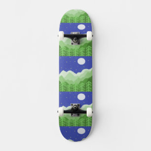 Skateboard beau paysage art