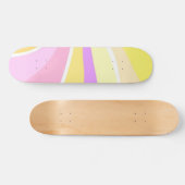 Skateboard beau soleil peinture abstraite (Horz)