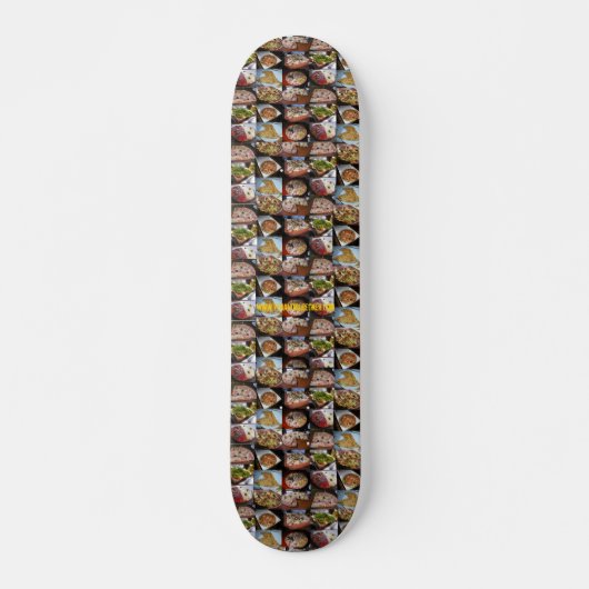 Skateboard Beaucoup de pizzas, beaucoup de pizzas, beaucoup (Devant)