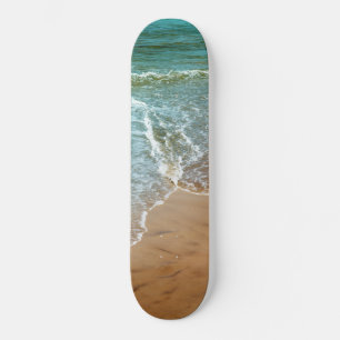 Skateboard Beauté de l'océan Atlantique #3 #océan #mur #d