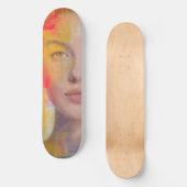 Skateboard Beauté de pinceau gras Art (Recto)