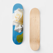 Skateboard Beauté de Rose blanche (Recto)