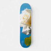 Skateboard Beauté de Rose blanche (Devant)