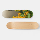 Skateboard Beauté Fleur Dorée (Horz)
