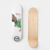 Skateboard Beaver funny sayings comic drawing (Recto)