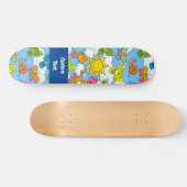 Skateboard Bébé Animaux Arrière - plan (Horz)