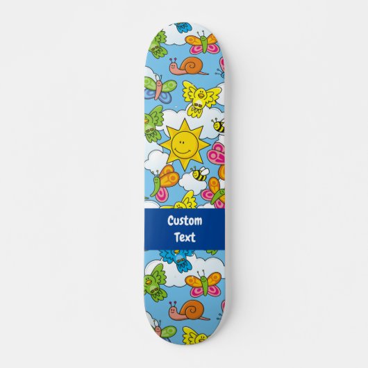 Skateboard Bébé Animaux Arrière - plan (Devant)