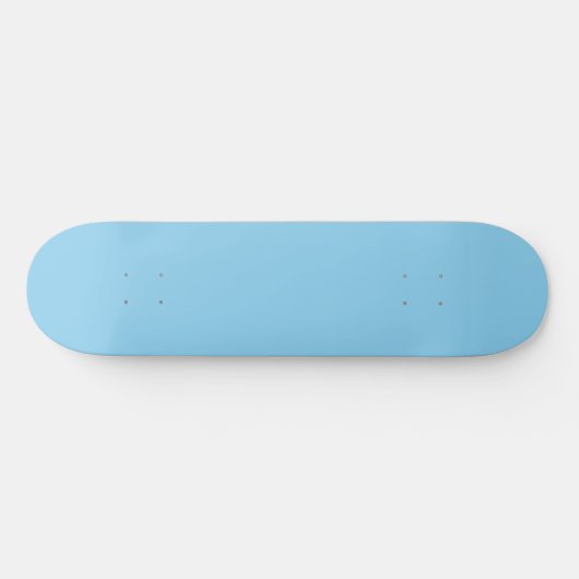 Skateboard Bébé bleu couleur solide (Horz)